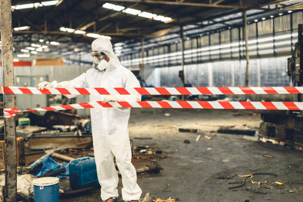 Professional Drug Lab Cleanup technician working in Taylor, TX